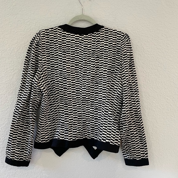 Vintage Silk Jacket With Bows from Adrianna Papell Size 8 - Picture 2 of 9